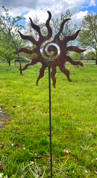 Ga-276-bTO65s0t9LMHdm Rost Gartenstecker " Sonne"groß