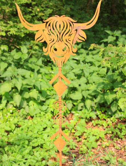 30ab128ef4778e8aa2d9146480223fd2 Edelrost Gartenstecker Bulli klein