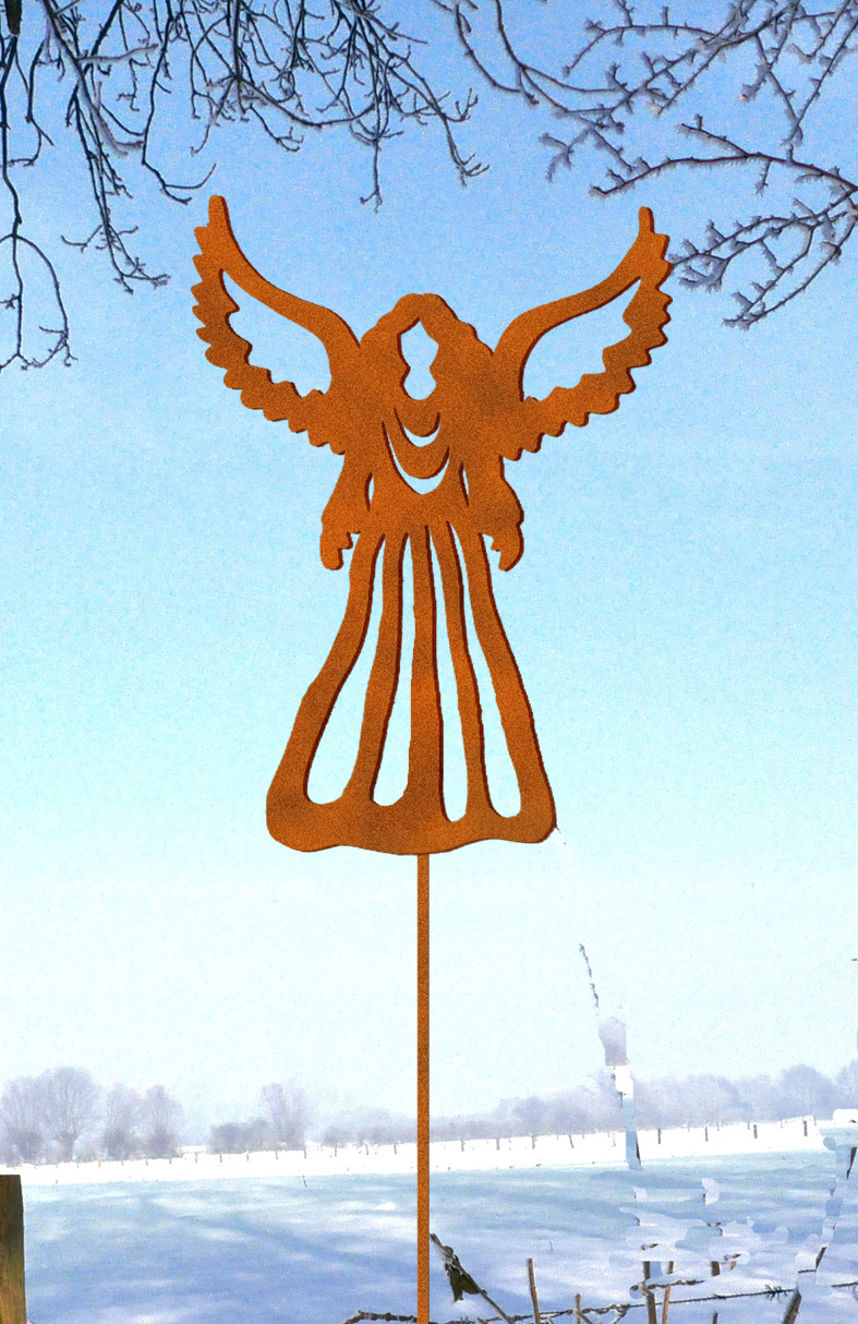Gartenstecker Engel