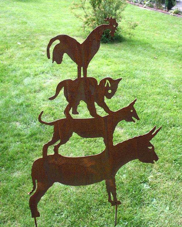 a6a449e5e0c67a5ef70731f99c8e397e Gartendekoration Bremer Stadtmusikanten groß