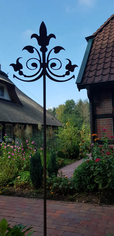 Nostalgie Edelrost Gartenstecker Nostalgie