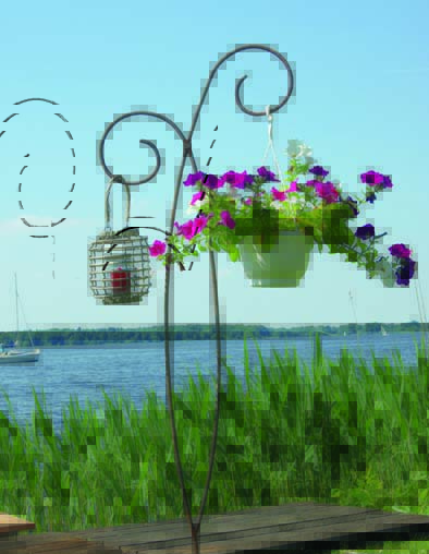 45de3f5e4dab27e0a5d97cab3e2cd74d Blumenampelhalter Premium für Blumen oder Laternen