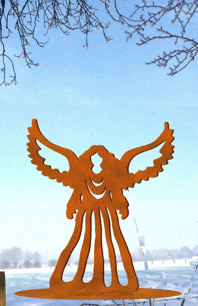 Engel auf Platte