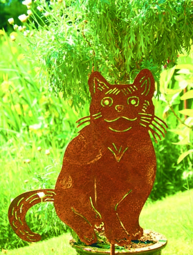 Gartenstecker Kater Willy