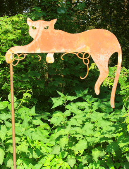 be324353f210f1f2485868c9f701cc21 Edelrost Gartenstecker  Simba klein