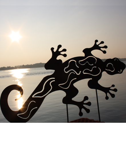 2c6f80173b8b455be066e6497fe74300 Gartendekoration Gecko  XL