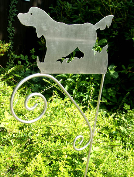 517a8ab0048a391081268ea88734d735 Edelstahl Blumenhalterstab Jagdhund