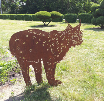 Tierskulptur Luchs  "Luis"