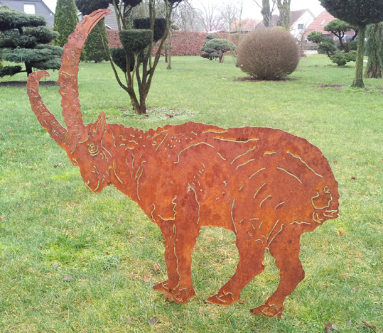 Steinbock " TONI" Gartendekoration