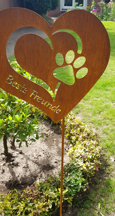 Gartenstecker Beste Freunde