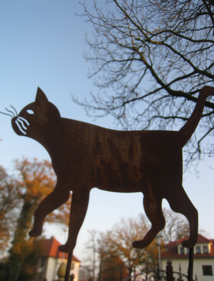 cb4a15d243d27f7a7eefd861d6d45ee6 Gartendekoration,Katze